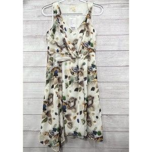 New Anthropologie Meadow Rue Castaway Dress Beach Treasures Print Size 6